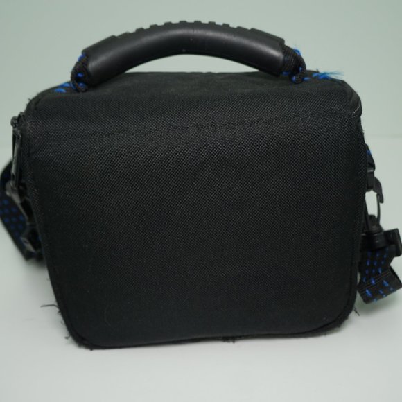 Samsonite Camcorder/Camera Bag Black/Blue #817BK - Picture 4 of 9